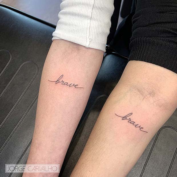Brave Matching Tattoos