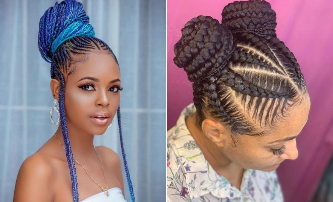 23 Braided Bun Hairstyles For Black Hair Stayglam