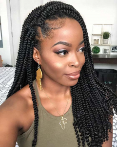 45 Trendy Goddess Box Braids Hairstyles - StayGlam - StayGlam