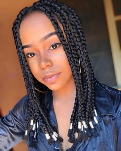 43 Cute Medium Box Braids You Need to Try - Page 3 of 4 - StayGlam