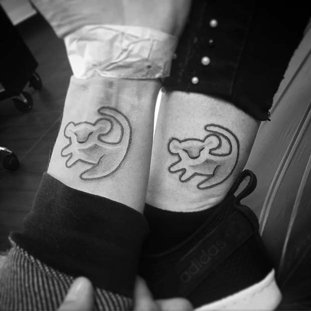 Cute Matching Disney Tattoos