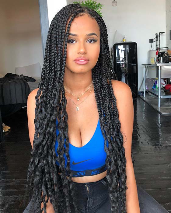 45 Trendy Goddess Box Braids Hairstyles - Page 2 of 4 - StayGlam