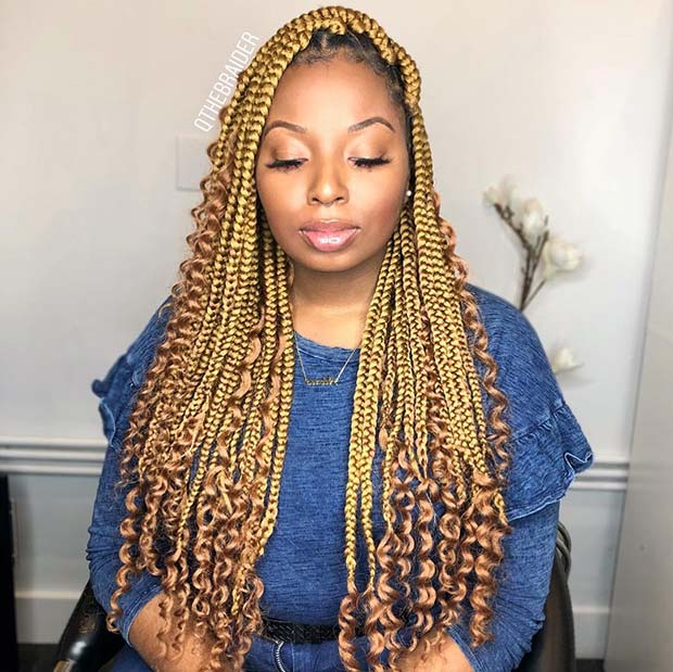 45 Trendy Goddess Box Braids Hairstyles - Page 2 of 4 - StayGlam