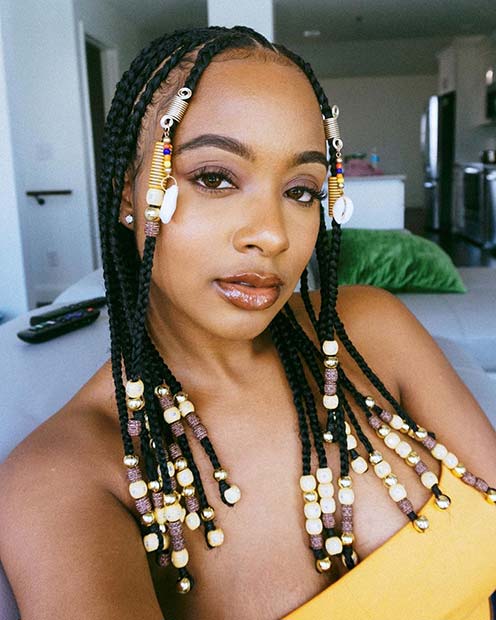 Gorgeous Braids with Beads and Shells