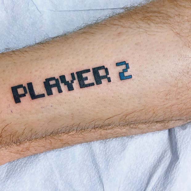 Player 2 Tattoo Design