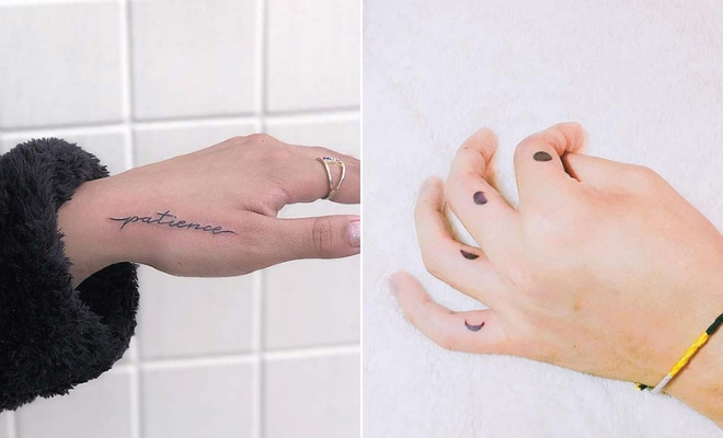 21 Small Hand Tattoos and Ideas for Women StayGlam