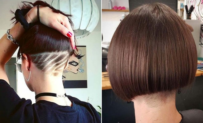 Undercut Bob Haircuts