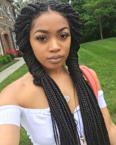 70 Box Braids Hairstyles That Turn Heads - Page 7 of 7 - StayGlam