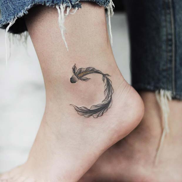 Ankle tattoos for women – beautiful and feminine design ideas
