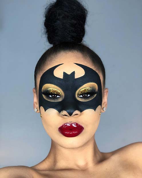 Batman Inspired Makeup for Women 