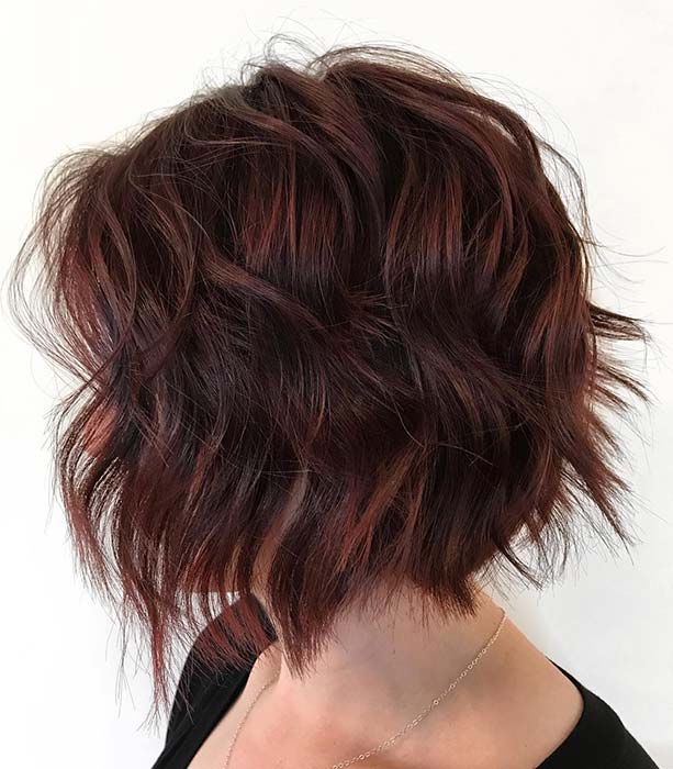 Chocolate Short Hair Highlights