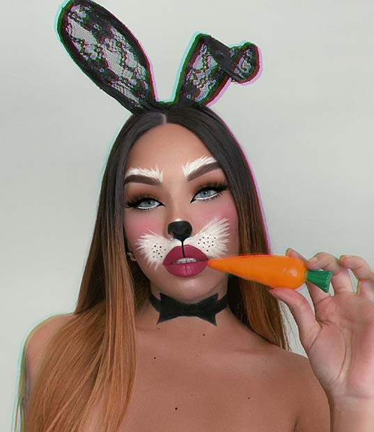 Classic Bunny Makeup