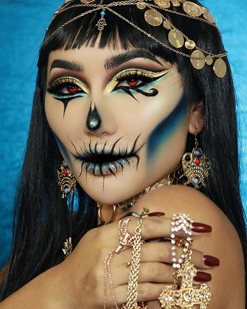 Cleopatra Makeup for Halloween