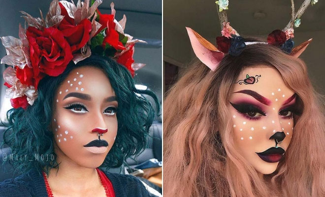 25 Deer Makeup Ideas for Halloween 2019 -