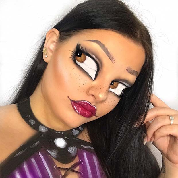 Pretty Doll Makeup with Illusion Eyes
