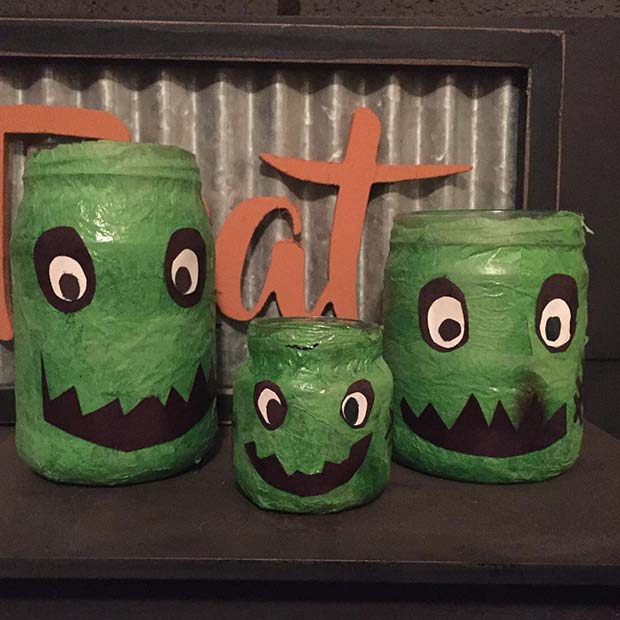 Recycled Jar Decorations