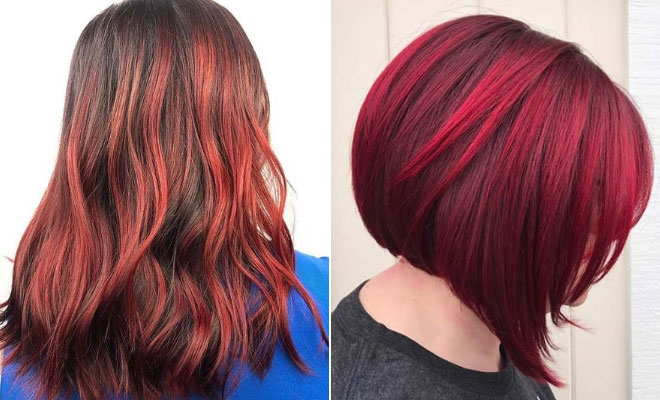 23 Best Red Highlights Ideas for 2019 - StayGlam