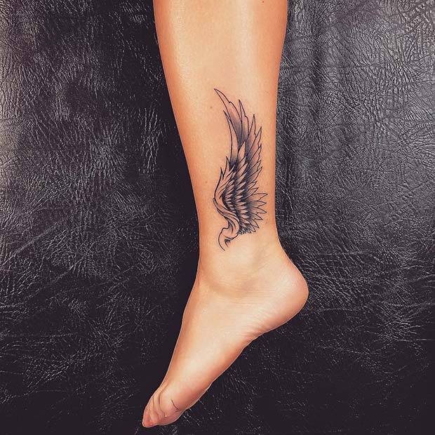 Stunning Wing Tattoo Design