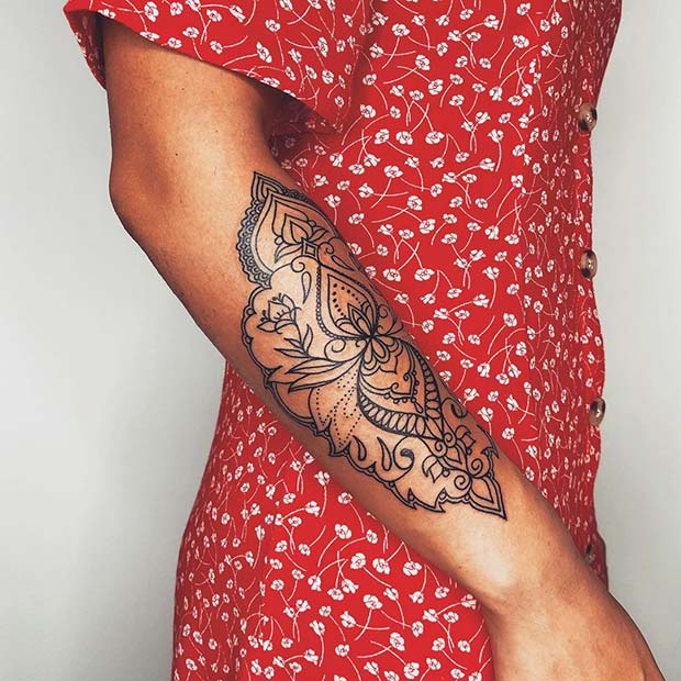 Stylish Forearm Tattoo Idea