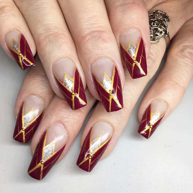 Art Deco Inspired Nails