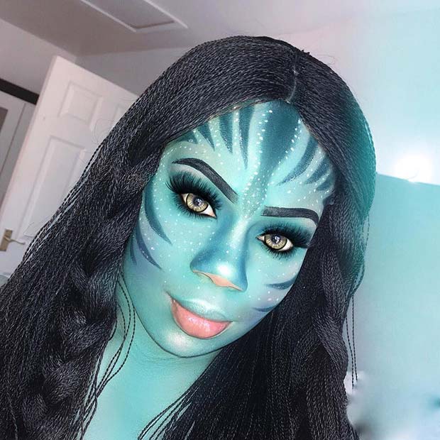 Avatar Inspired Makeup