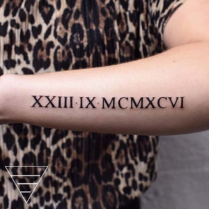 43 Roman Numeral Tattoo Ideas That Are Simple Yet Cool - StayGlam