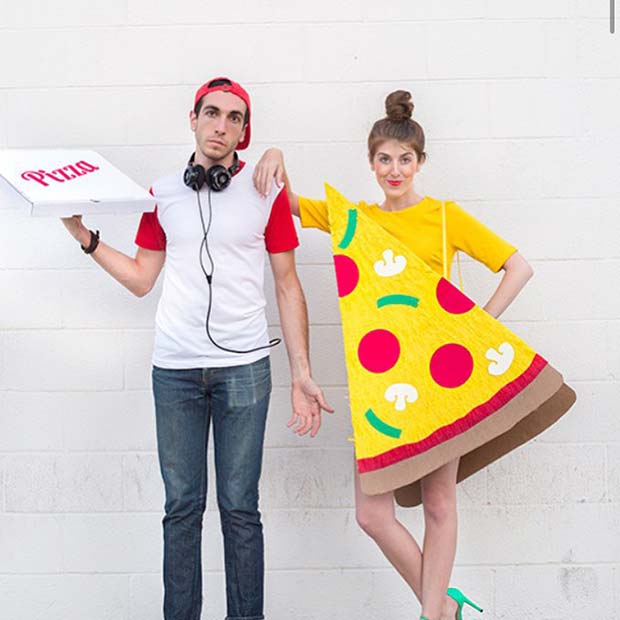 Cute Pizza and Delivery Guy Costumes