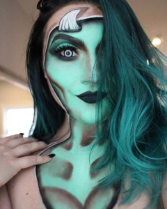 41 Unique Halloween Makeup Ideas from Instagram - StayGlam - StayGlam