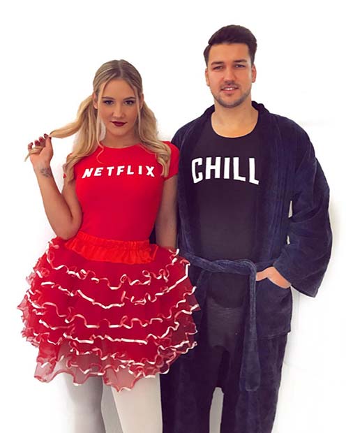 Funny Netflix and Chill Costume