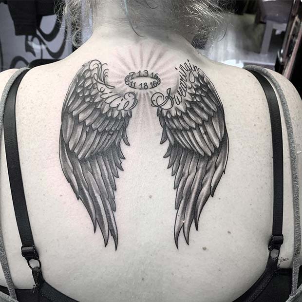 Personalized Angel Wings