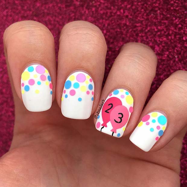 41 Super Cute Birthday Nails You Have to Try - StayGlam