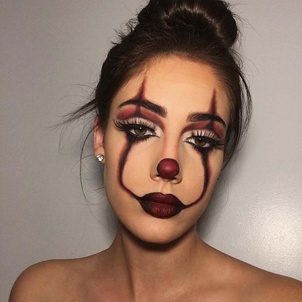 23 Pennywise Makeup Ideas for Halloween - StayGlam