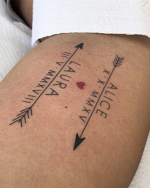 Roman Numeral Date Tattoos  Best Tattoo Ideas Gallery