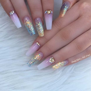63 Nail Designs and Ideas for Coffin Acrylic Nails - StayGlam