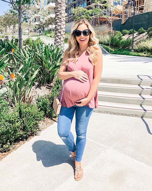 23 Cute Pregnancy Outfits Worth Copying - StayGlam