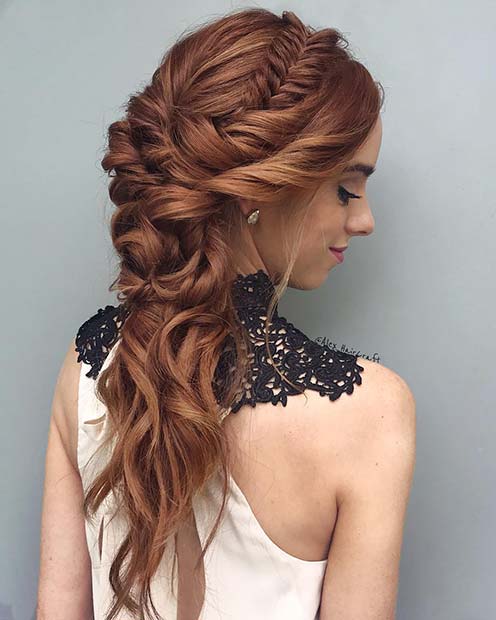  Prom Updo with Braids and Twists