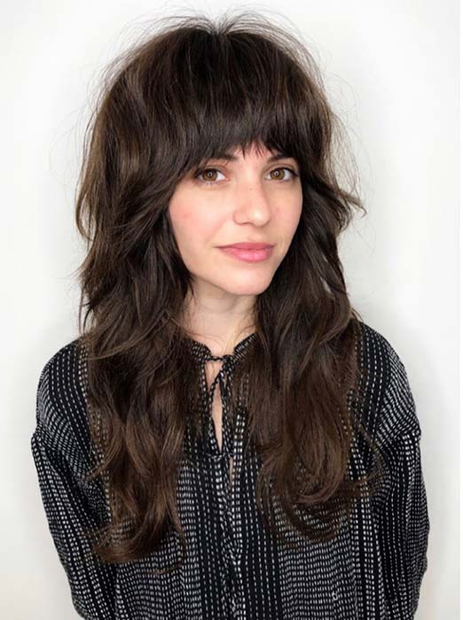 21 Ways to Wear Long Hair with Bangs - Page 2 of 2 - StayGlam