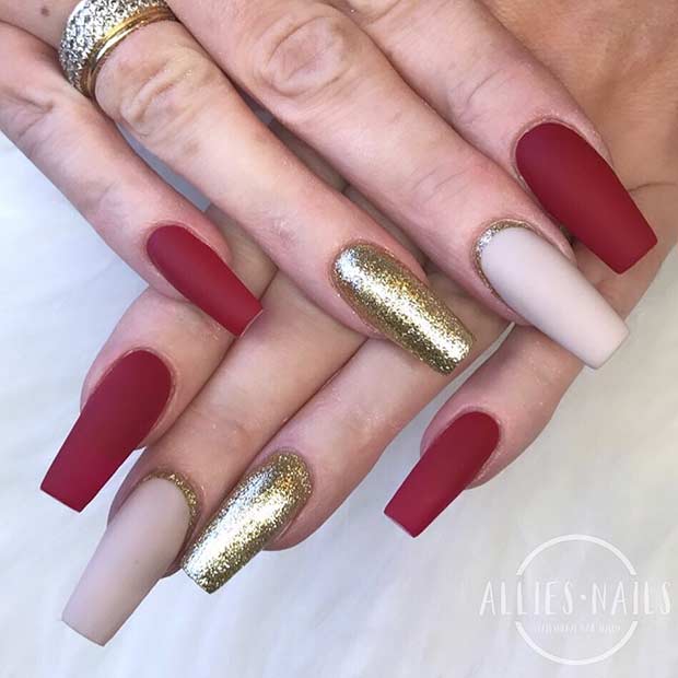 33+ Matte Burgundy Nails: Best Designs for 2023 - Nail Designs Daily