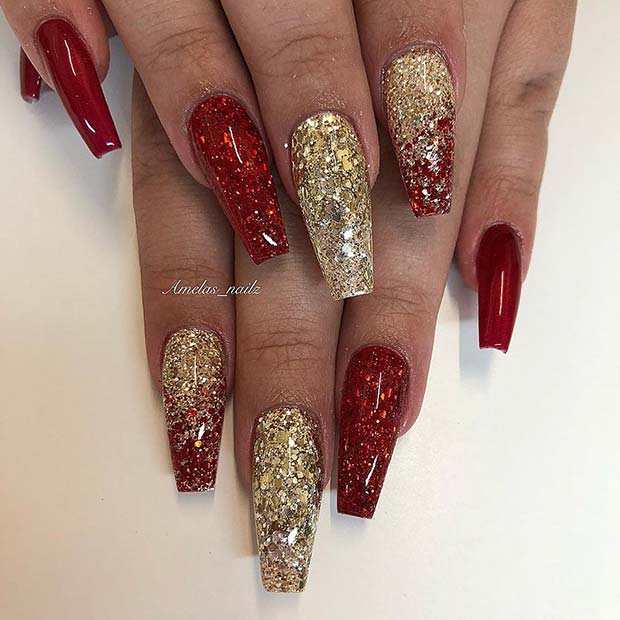 81 Christmas Nail Art Designs & Ideas for 2020 | Page 7 of 8 | StayGlam