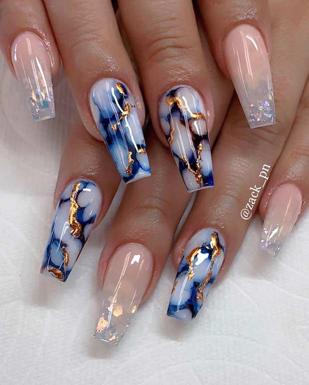 How to Get Water Marble Nail Art At Home – StyleCaster