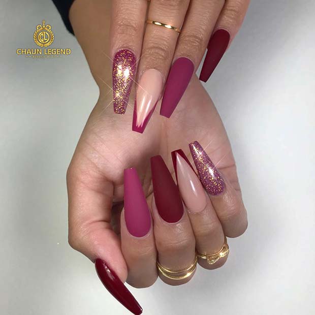 43 Chic Burgundy Nails You'll Fall in Love With - Page 4 of 4 - StayGlam