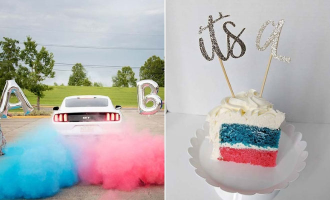 Twins gender reveal ideas