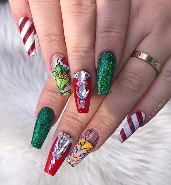 43 Pretty Holiday Nails to Get You Into the Christmas Spirit - StayGlam