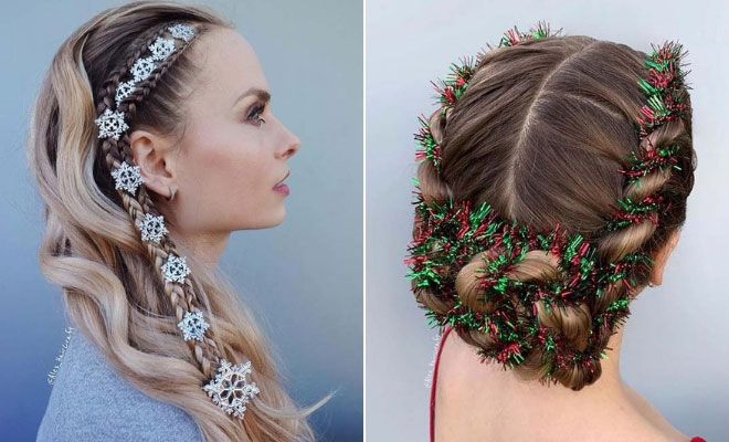 21 Easy Christmas Hairstyles to Wear This Holiday Season | StayGlam
