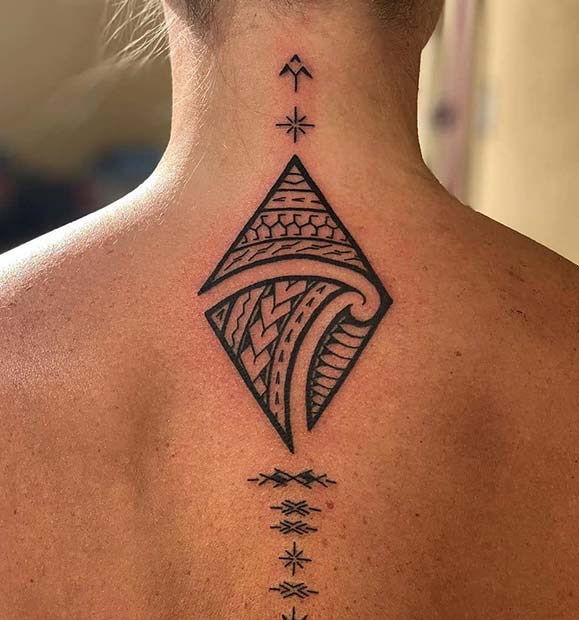 Geometric Tribal Tattoo