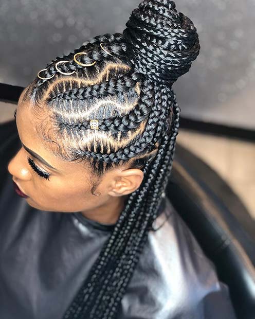 88 Best Black Braided Hairstyles to Copy in 2020 - StayGlam