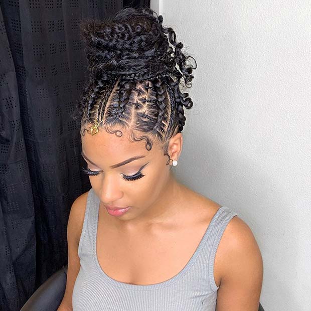 88 Best Black Braided Hairstyles to Copy in 2020 - Page 8 of 9 - StayGlam