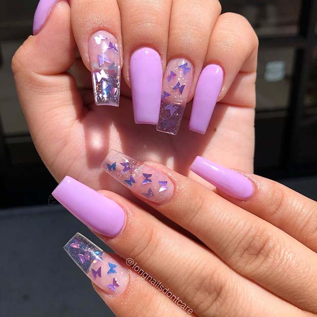 43 Clear Acrylic Nails That Are Super Trendy Right Now StayGlam