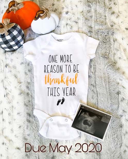 thanksgiving baby announcement ideas