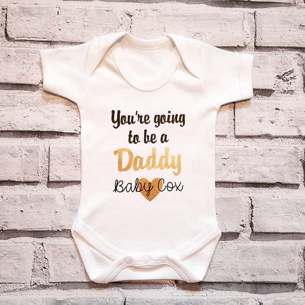 Personalized You're Going to Be a Daddy Vest